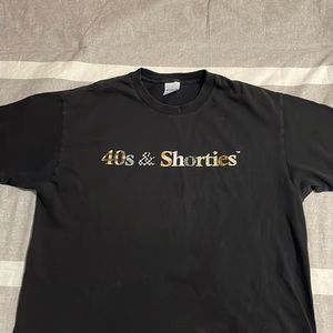 Black 40s and Shorties tee